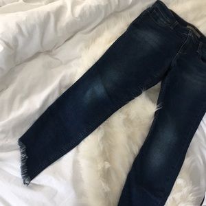 Skinny frayed Joe’s Jeans